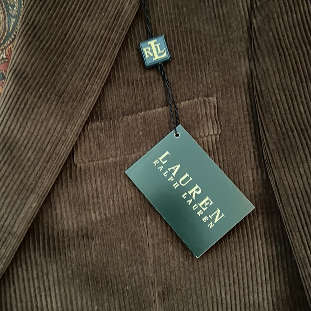 Ralph Lauren velvet jacket. Size L - Picture 2 of 14